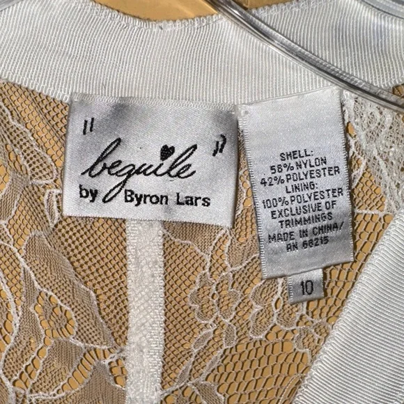 Byron Lars White Lace Dress 10 - Picture 4 of 13